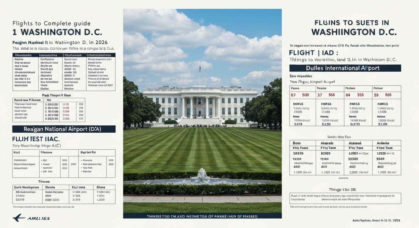 flights to Washington DC