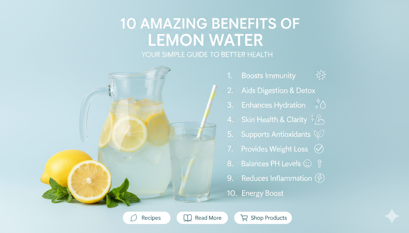10 Amazing Benefits of Lemon Water: Your Simple Guide to Better Health